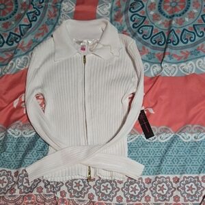 3/$10 No Boundaries Ivory Knit Cardigan